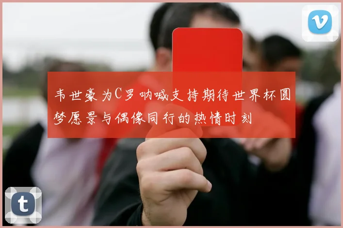 韦世豪为C罗呐喊支持期待世界杯圆梦愿景与偶像同行的热情时刻